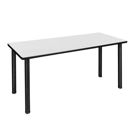 REGENCY Regency Kee 60 x 24 in. Training Seminar Table- White Top, Black Legs MT6024WHBPBK